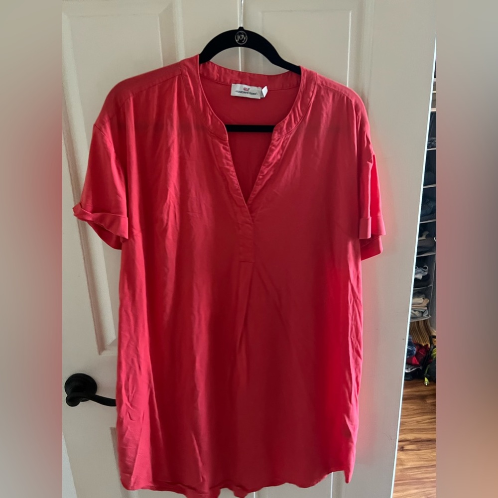 Vineyard vines red tshirt dress